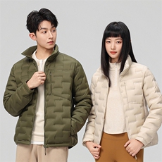 新款90绒子轻薄情侣装羽绒服秋冬男女款立领轻薄羽绒服外套，男装羽绒服，钱塘723