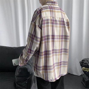 长袖衬衫春款男港风潮流T0002P35图片