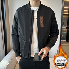加棉加厚工装夹克店主风冬季时尚休闲百搭外套男JK092加棉-P113，男装夹克，电商A413