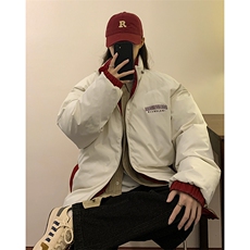 XZ213-GLMY8865-P148控168抖音品质直播供货刺绣双面穿三防棉服，男装棉衣，星座213