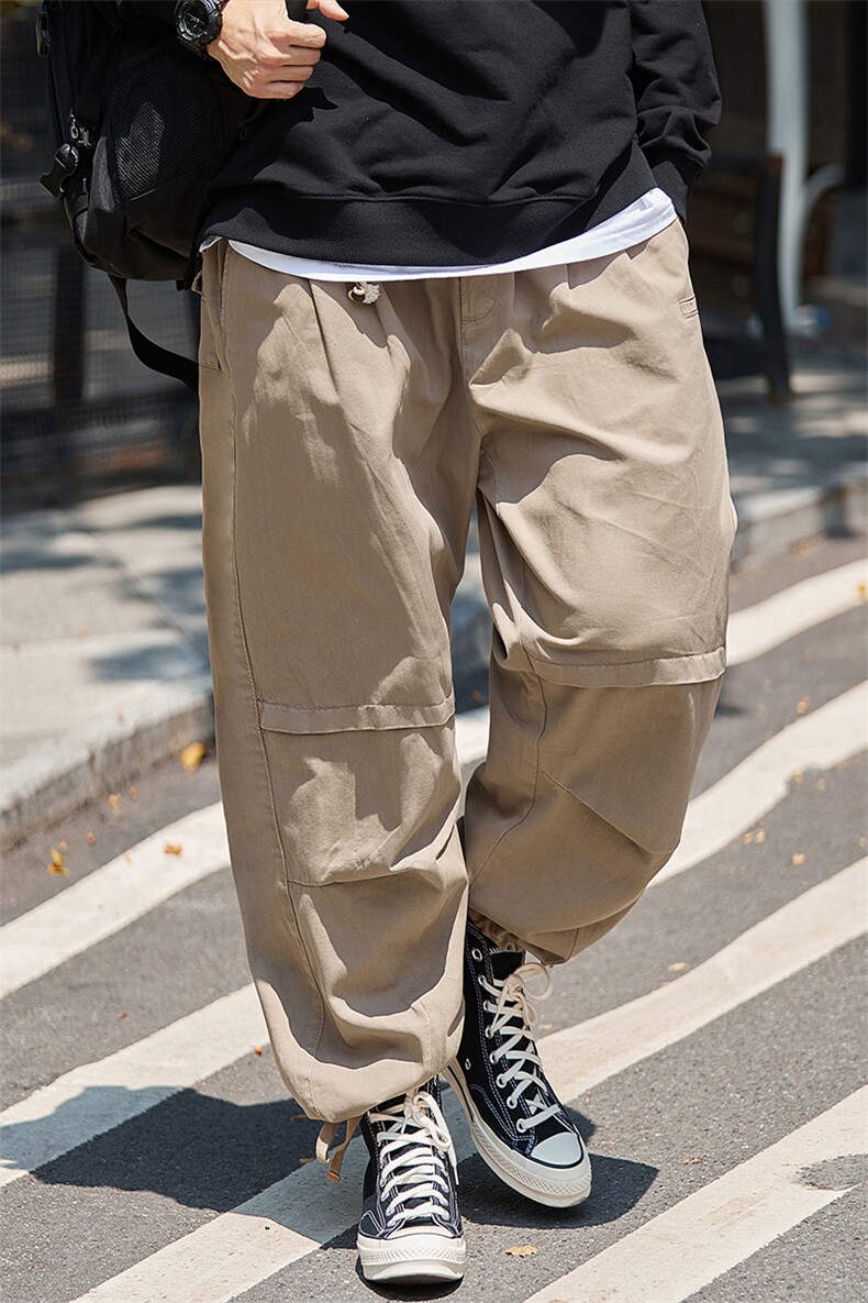 机能风束脚休闲宽松高街潮流痞帅伞兵休闲裤A438-6188-P7090,男装休闲裤,电商A438