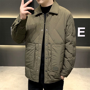有 标白鸭绒羽绒服男韩版潮流宽松男士外套YR210-165图片