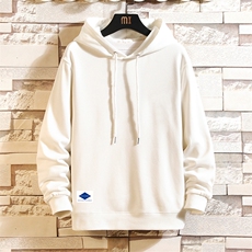 WY2061-P35加绒款-P40纯棉连帽卫衣男大码运动帽衫宽松薄砖墙，男装卫衣，电商A040A
