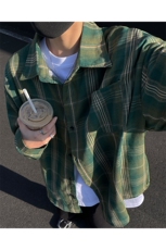 【现货】格子长袖衬衫F6603特P35控58，男装衬衫，电商A309