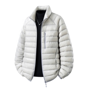 印花轻便90绒白鸭绒M-5XL大码：锦纶羽绒服男78187P238控328图片