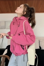 26春大货冲锋外套2D001-6607-P155-K218，女装短外套，2D001