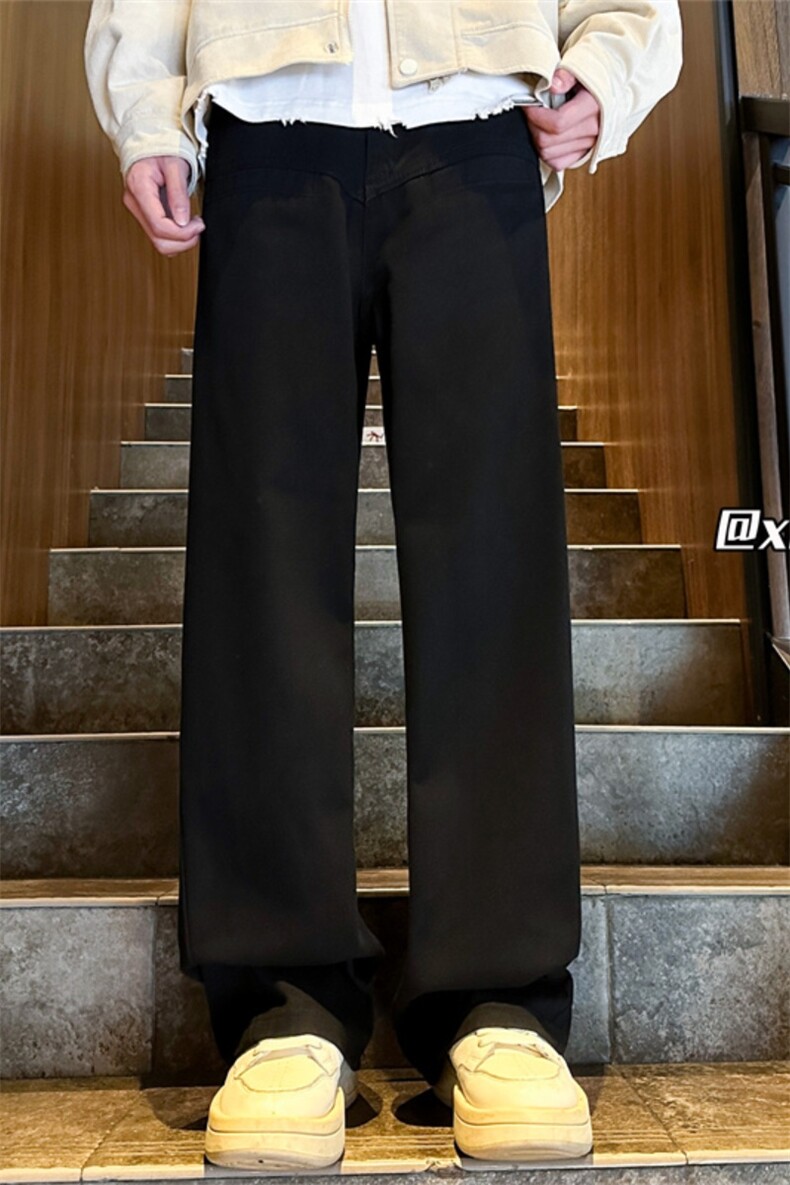 XZ616秋冬重磅破缝口袋前置拼接复古休闲长裤TY1144P65控78,男装休闲裤,星座512A（原616）