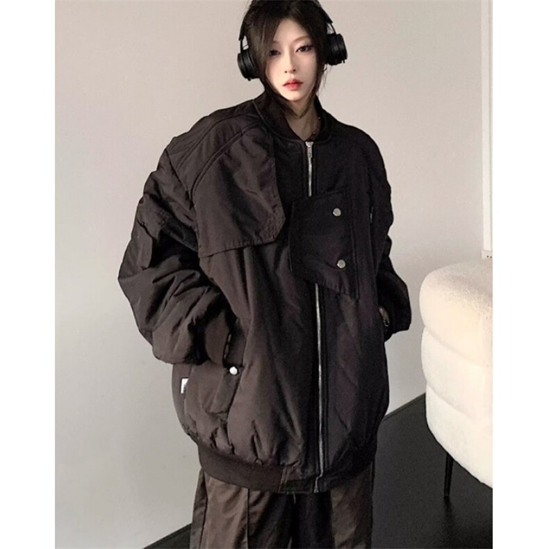 春秋新款美式飞行夹克高街设计感小众男女ins潮流外套M8053,男装夹克,星座1116A（原606A-3）