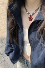 特批P55无差价夏季山系美式复古连帽速干宽松透气防晒外套男J5222，男装衬衫，电商A001-1