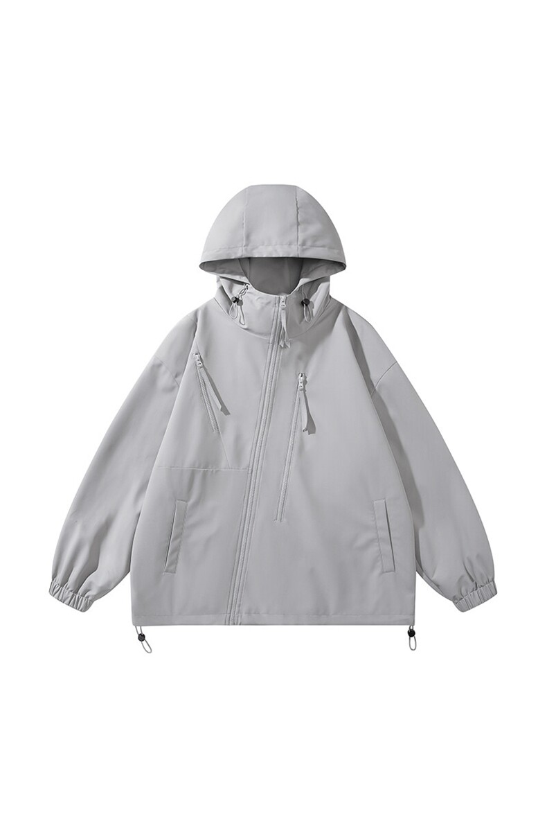 秋季新款二开宽松夹克男纯色冲锋衣外套DSA157B-JK7834-P68,男装夹克,电商A157B