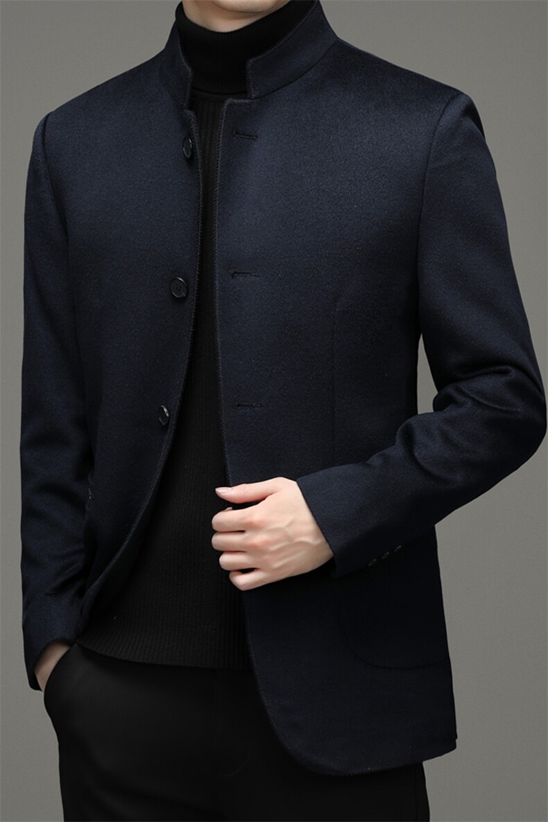 BW9808钱塘2020-2中年男士秋冬新款纯色简约百搭夹克外套P310,男装夹克,钱塘207-2