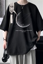 HT73246-P22华夫格t恤男短袖男大码五分袖大皂风，男装T恤，电商A040