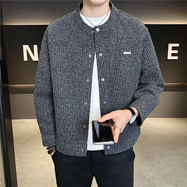 2026新款春季小香风外套男轻奢潮牌夹克上衣服A313-9911-P155,男装夹克,电商A313