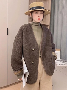 羊羔毛复合格子,其它,依多坊