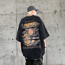 2025年夏季复古水洗T恤美式重磅力推XZ517A-BK1183P38,男装T恤,星座517A,四季星座 2025年夏季复古水洗T恤美式重磅力推XZ517A-BK1183P38,男装T恤,星座517A,四季星座