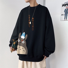 ！大码长袖t恤男印花加绒加厚圆领卫衣男WY278-P28加绒款-P33，男装卫衣，电商B371