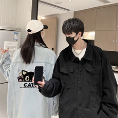 牛仔夹克男大码牛仔外套男茄克NJ77389-P60，男装夹克，电商A040