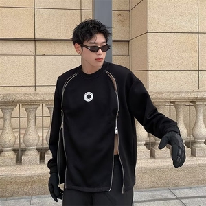 美式高街卫衣男长袖拉链个性帅气2023秋冬季新款ins外套WB115-P47图片