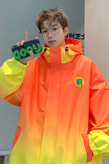 XZ-230-1JK06新款原创潮男扎染渐变休闲连帽夹克外套P78控98现货，男装夹克，星座230-1