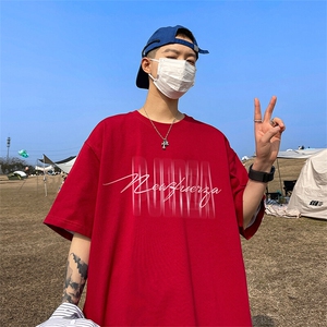 可设48小时发货 支持抖音得物来样二开230克重磅美式短袖t恤MT365图片