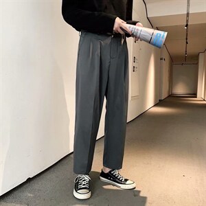 男春季休闲时尚潮流西裤X209P34图片