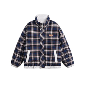 两面穿格子棉服--5675 258图片