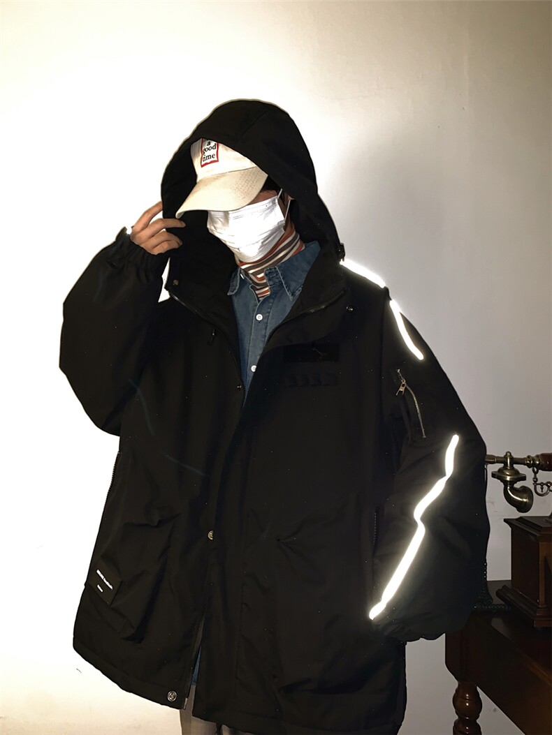 重磅冲锋衣棒球外套冬季街头潮宽松加厚棉服A334-M09-135控178,男装棉衣,电商B339(原A334）