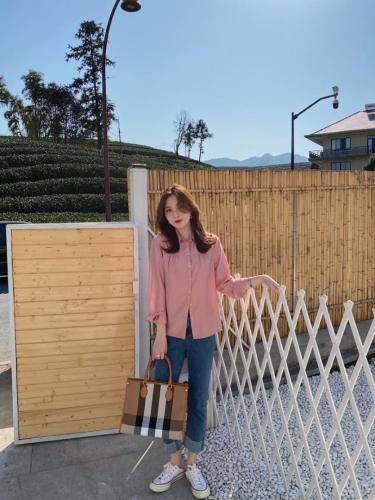 现货韩版天丝衬衫，女装衬衫，阿M