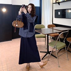 新款现货主推披肩+衬衣+半裙三件套2C129-2599-P175-K258，女装套装/套裙，2C129