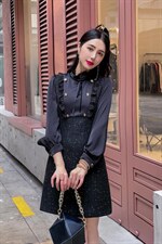 连衣裙新款，女装连衣裙，一露玛娜