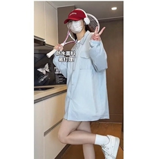 气质百搭2025夏季薄款衬衫情侣款原宿慵懒男防晒衣网图FS581-p42，男装衬衫，星座302B