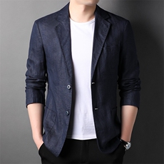 F5262A钱塘2020-1夏季亚麻精品男士休闲西装高端P160，男装西服，钱塘207-1