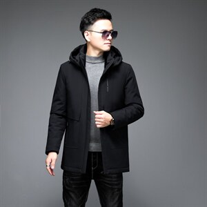 中老年可脱卸内胆羽绒服男长款冬装外套保暖防寒服ALXB9662-P365图片