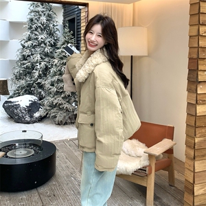现货主推！！卡其色羽绒服50绒2C203-5578-P295-K438图片