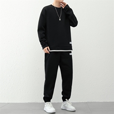 新品休闲运动华夫格套装，男装休闲套装，星座1106-2（原1111B）
