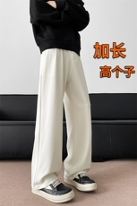 春季高个子加长西裤垂感直筒休闲裤男阔腿长裤子188cm115KZ028P55，男装西裤，电商B312
