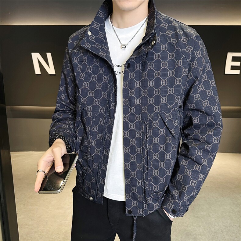 2026春季新款立领休闲外套男装夹克C317-6863-P115,男装夹克,电商C317