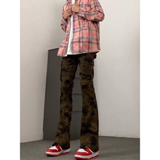 现货黑色迷彩工装牛仔裤ZK0330-特批55，男装牛仔裤，星座313A(原308A-2)