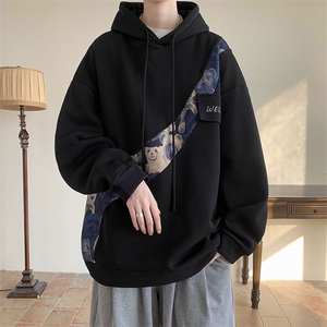 秋季现货  拼接连帽高品质百搭卫衣 A059-WY7868-P45控68图片