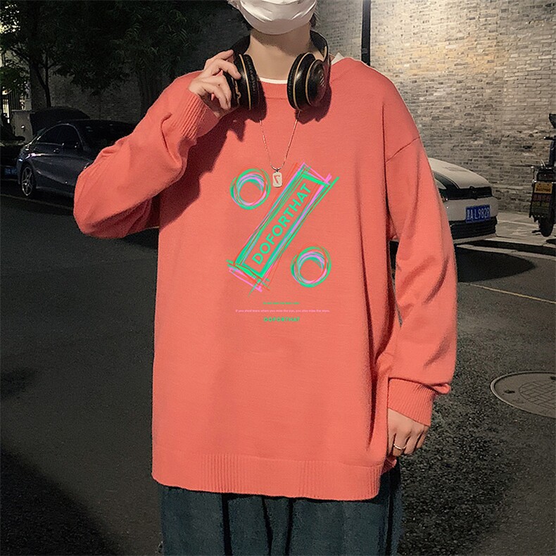 M67171-P45加绒款-P65圆领毛衣男大码针织衫男毛线衣线衫,男装针织衫/毛衣,电商A040
