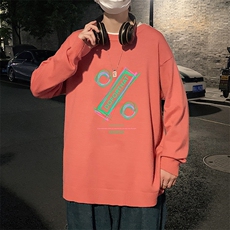 M67171-P45加绒款-P65圆领毛衣男大码针织衫男毛线衣线衫，男装针织衫/毛衣，电商A040
