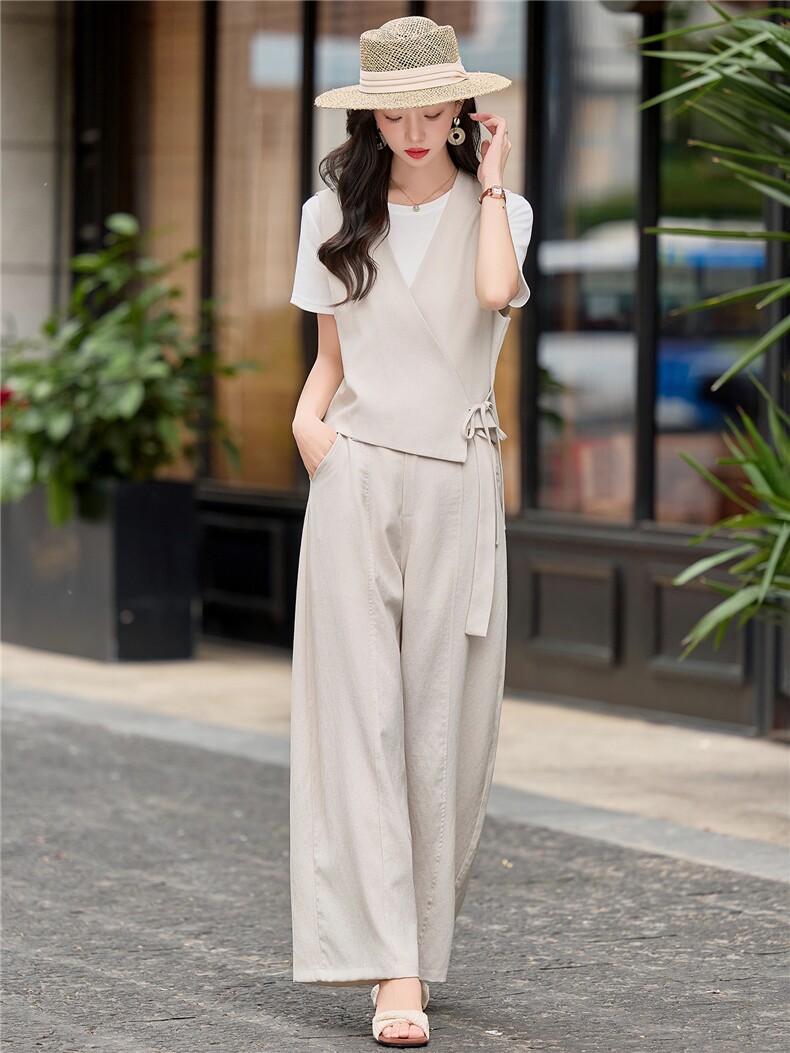 新款夏季潮流时尚三件套,女装套装/套裙,曼琳思菲