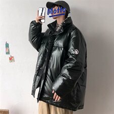 【】A003-HY8001-P130秋冬新款时尚亮皮男士棉衣几物1，男装棉衣，电商A003