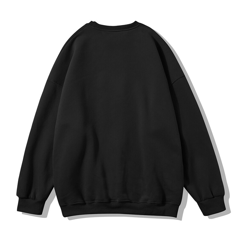 白底秋季新款潮流趣味印花休闲宽松百搭套头圆领卫衣W160P30控48,男装卫衣,电商A247-1