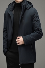 新款中长款中青年男士商务休闲羽绒服男羽绒大衣SNNYR862022-P335，男装羽绒服，电商B212（原钱塘6029）