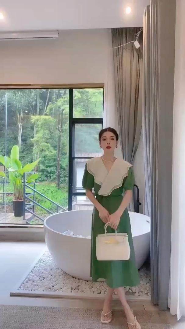 夏季韩范连衣裙2022，女装连衣裙，贻思茗
