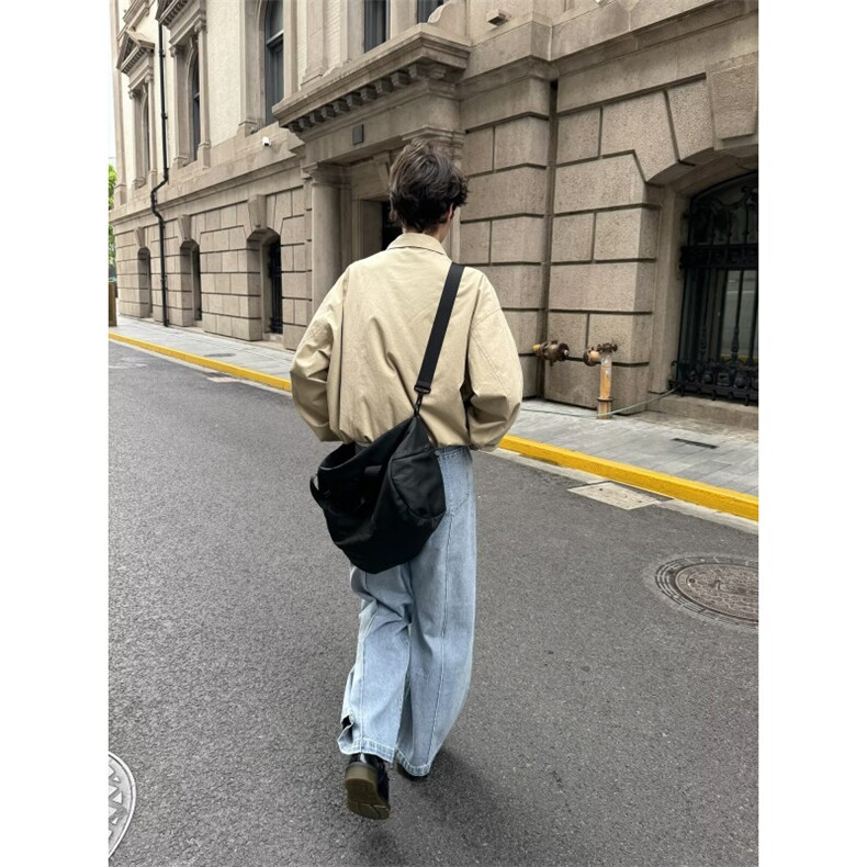 原宿简约文艺潮流高品质双面穿格纹夹克百搭流行慵懒日系ins新款,男装夹克,星座506A