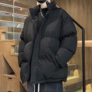 男女秋冬季青少年棉衣棉袄宽松保暖立领加厚棉服外套 M507图片