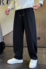 2026新款春季卫裤男宽松直筒美式休闲弯刀裤A313-261051-P68，男装休闲裤，电商A313