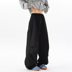 8XL-M春夏美式工装裤子大码冲锋裤休闲直筒褶皱伞兵裤KZ1950/P48图片